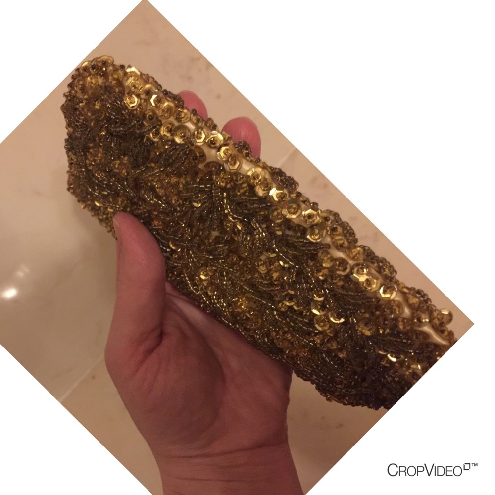 True Vintage 1940s/ 1950s Wallace Beaded Clutch♥️ - Picture 7 of 8